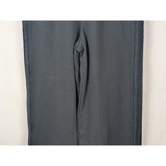Adidas Coze 3 Stripe Wide Leg Sweatpants Black Women's Size Small NWT - Picture 3 of 14